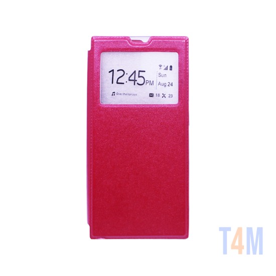 Capa Flip Candy Samsung Galaxy S24 Ultra Vermelho